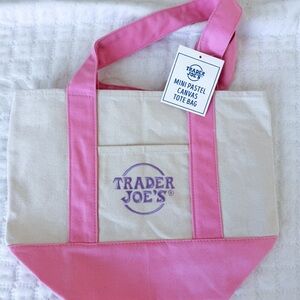 Trader Joe’s Mini Spring Pastel Canvas Totes